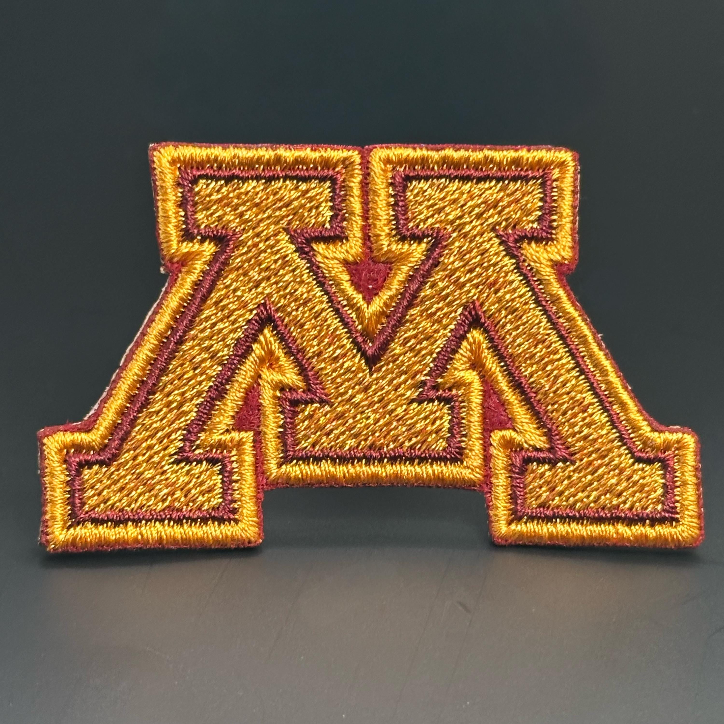 Minnesota Block "M" Embroidered Patch Small
