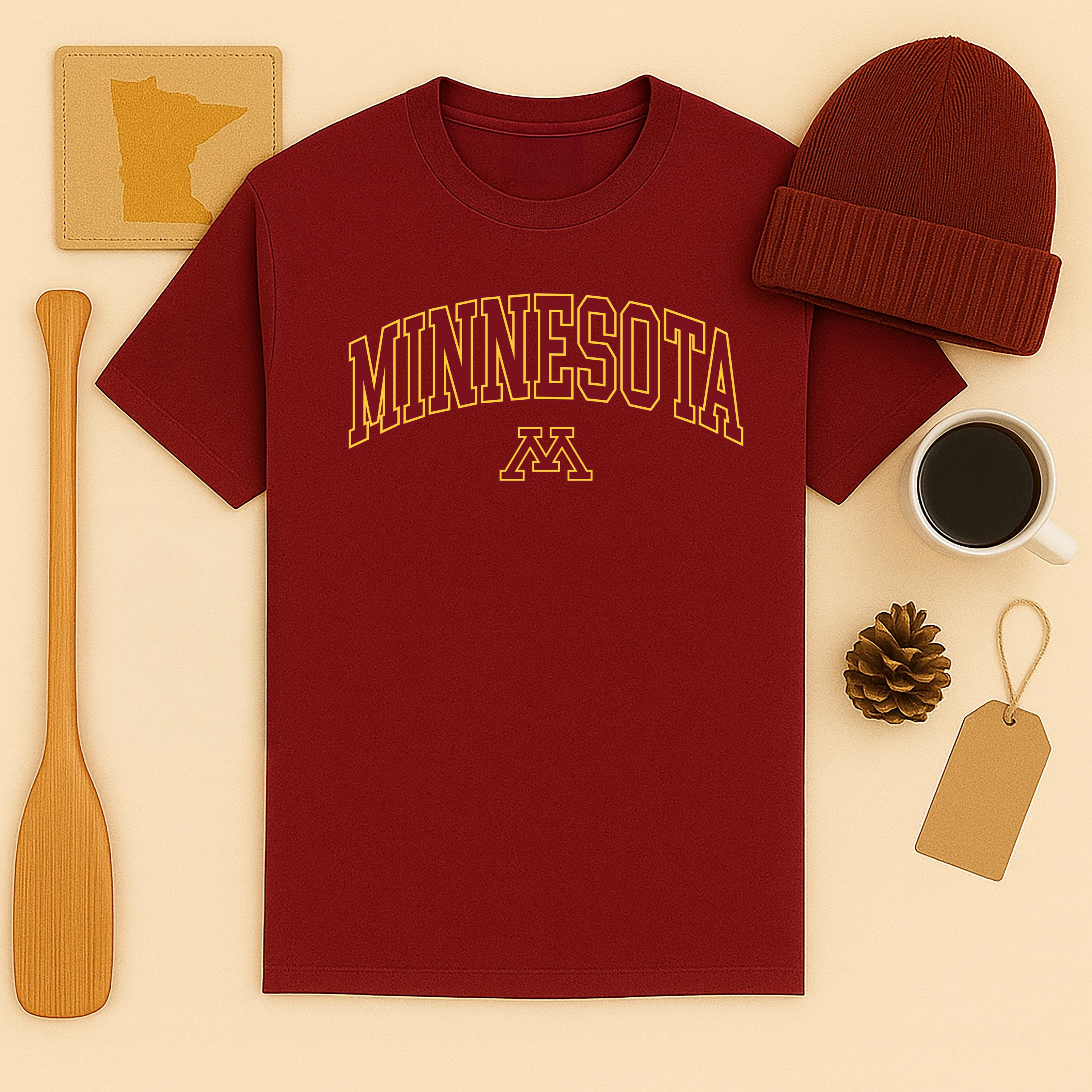 Minnesota Block Letters T-Shirt