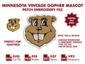 University of Minnesota Vintage Gopher Mascot