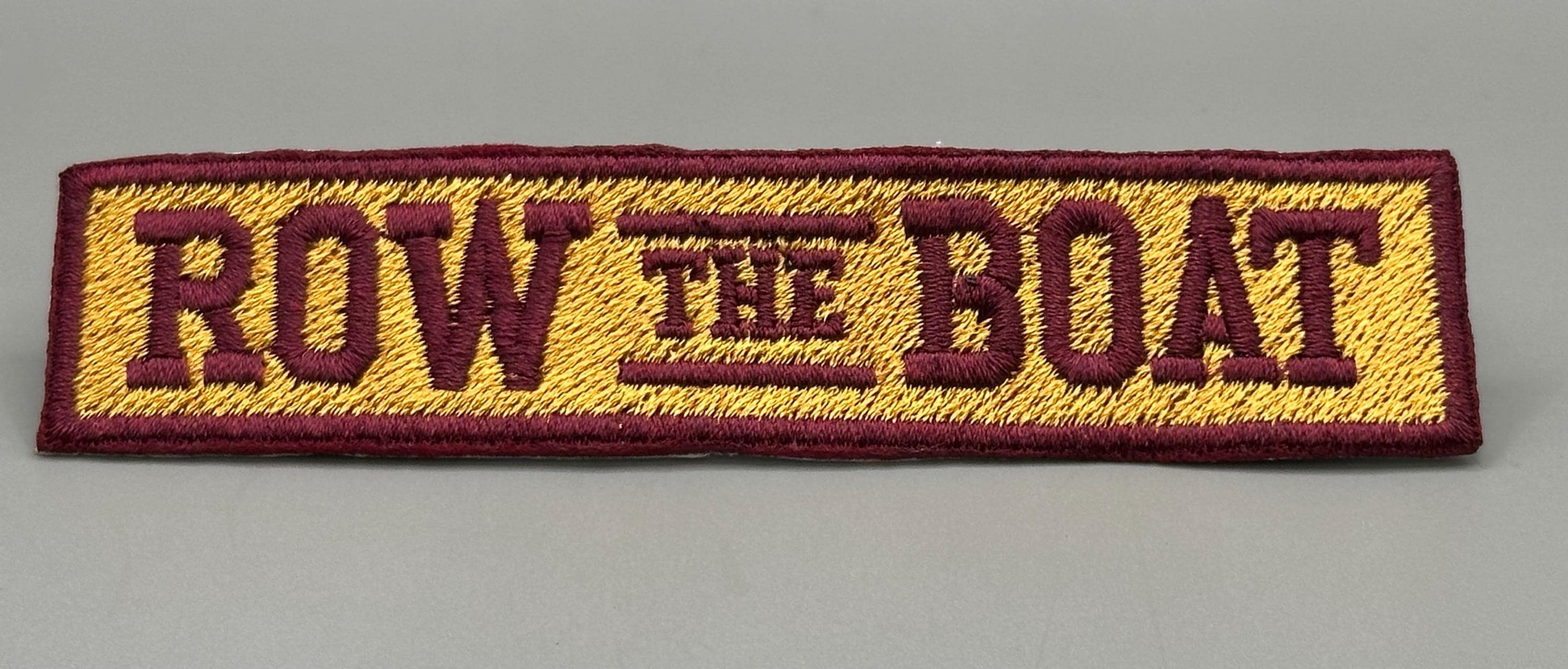 Row The Boat Embroidered Patch