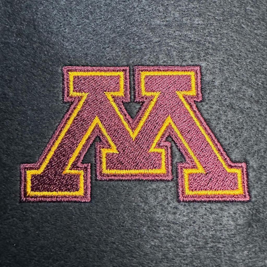 Minnesota Block "M" Embroidery Design