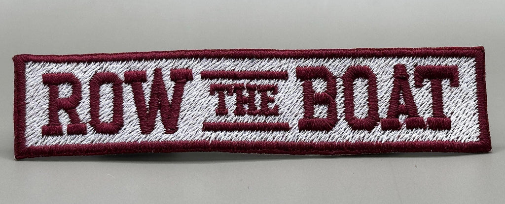 Row The Boat Embroidered Patch