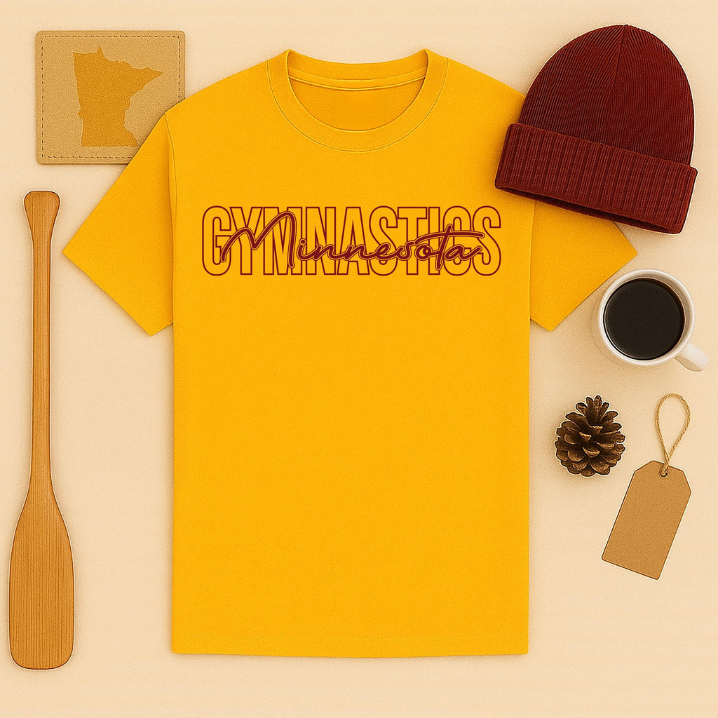 Minnesota Gymnastics Script T-Shirt