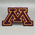 Minnesota Block "M" Embroidered Patch Medium