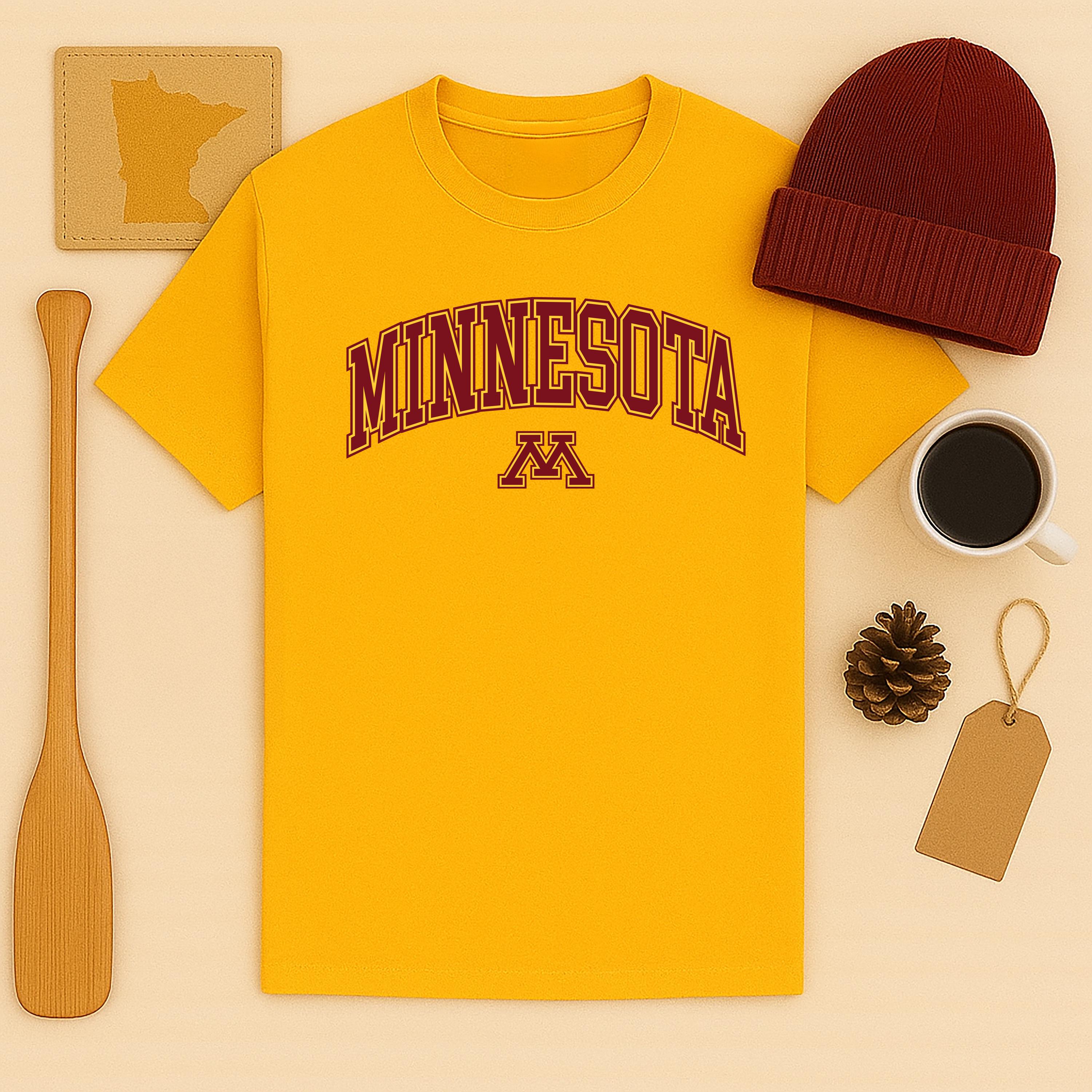 Minnesota Block Letters T-Shirt