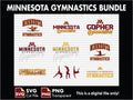 Minnesota Gymnastics Graphics Bundle