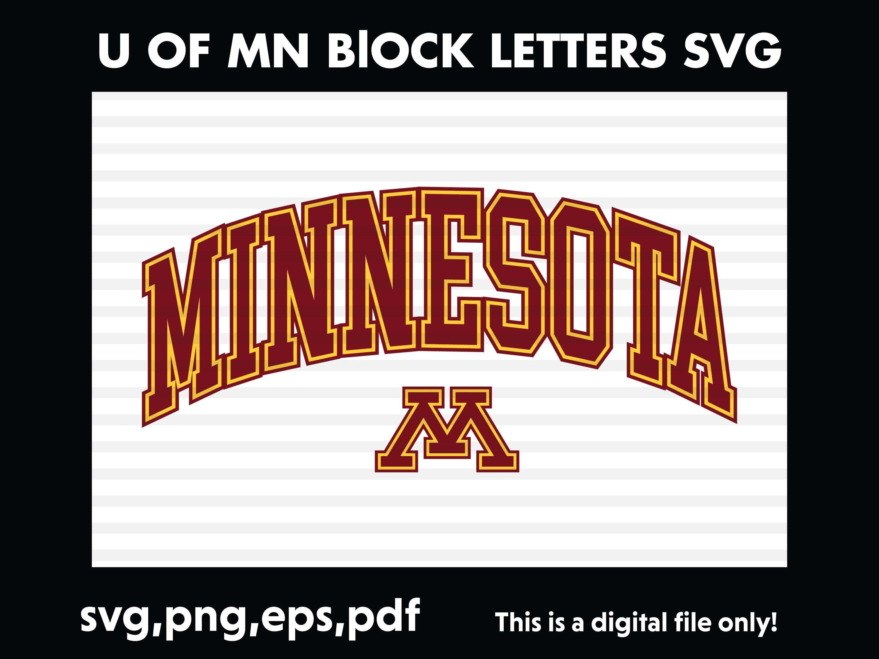 University of Minnesota College Block Letters